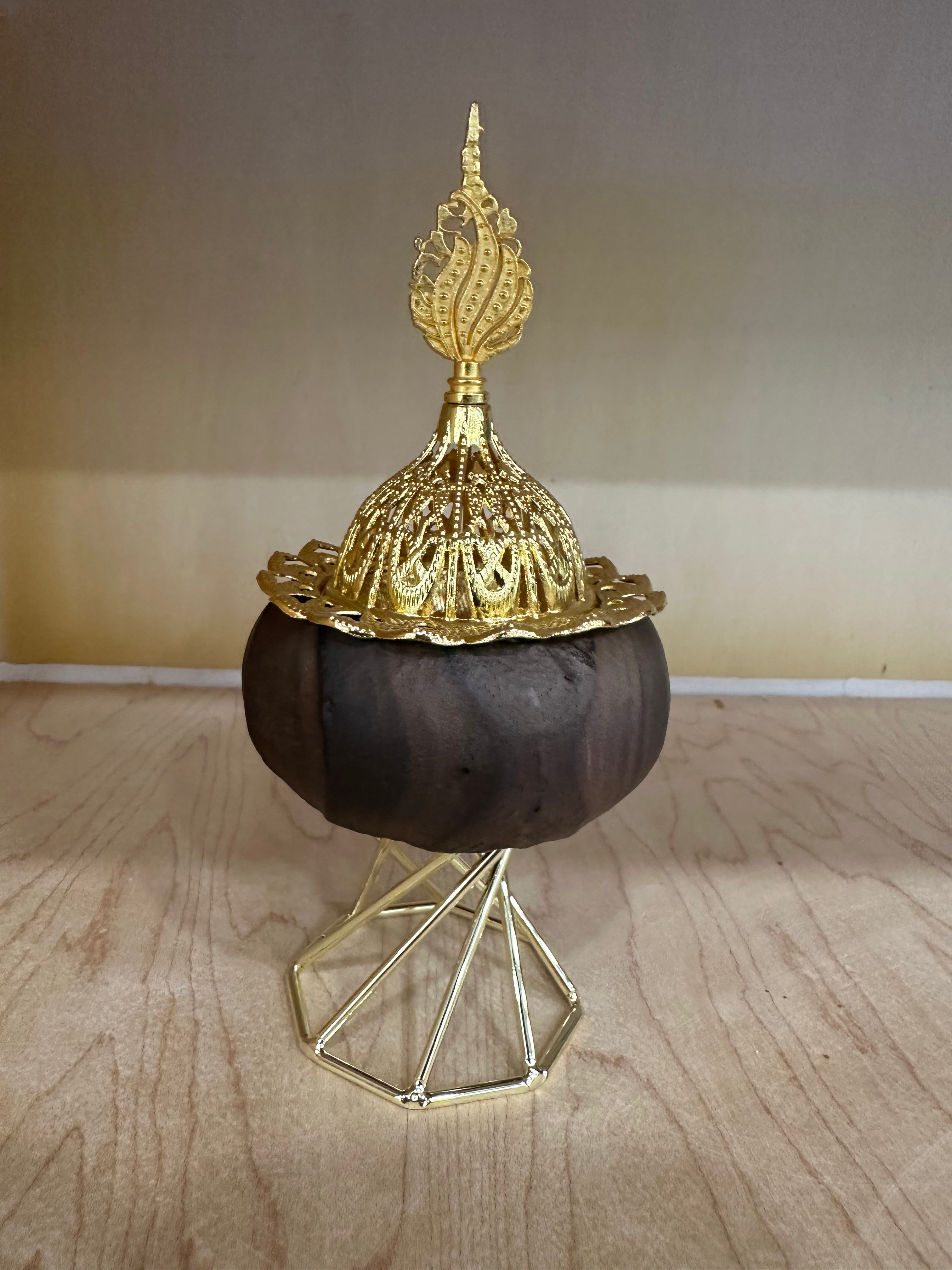 Spiral Wooden Incense Burner