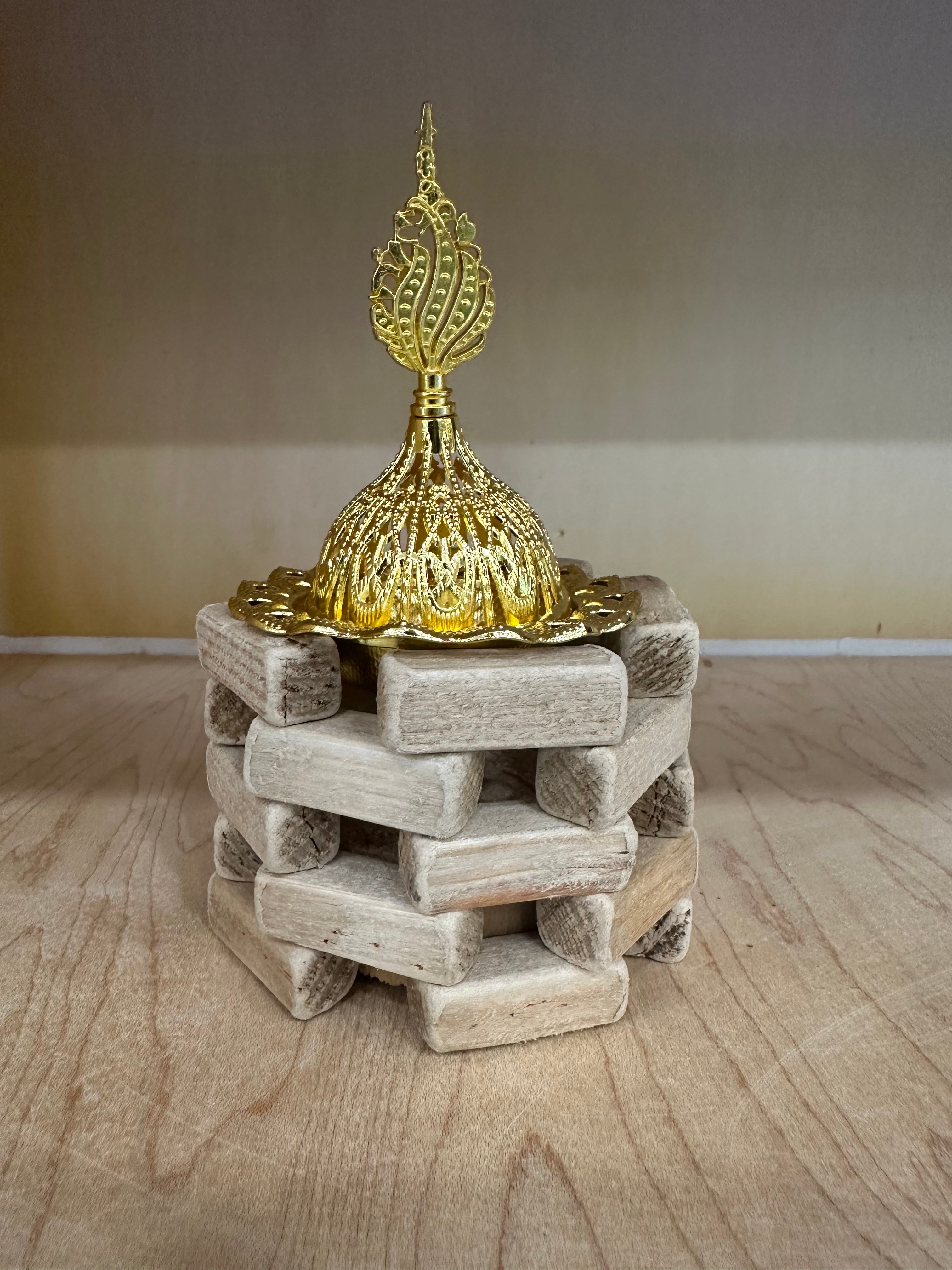 Wood Blocks Incense Burner