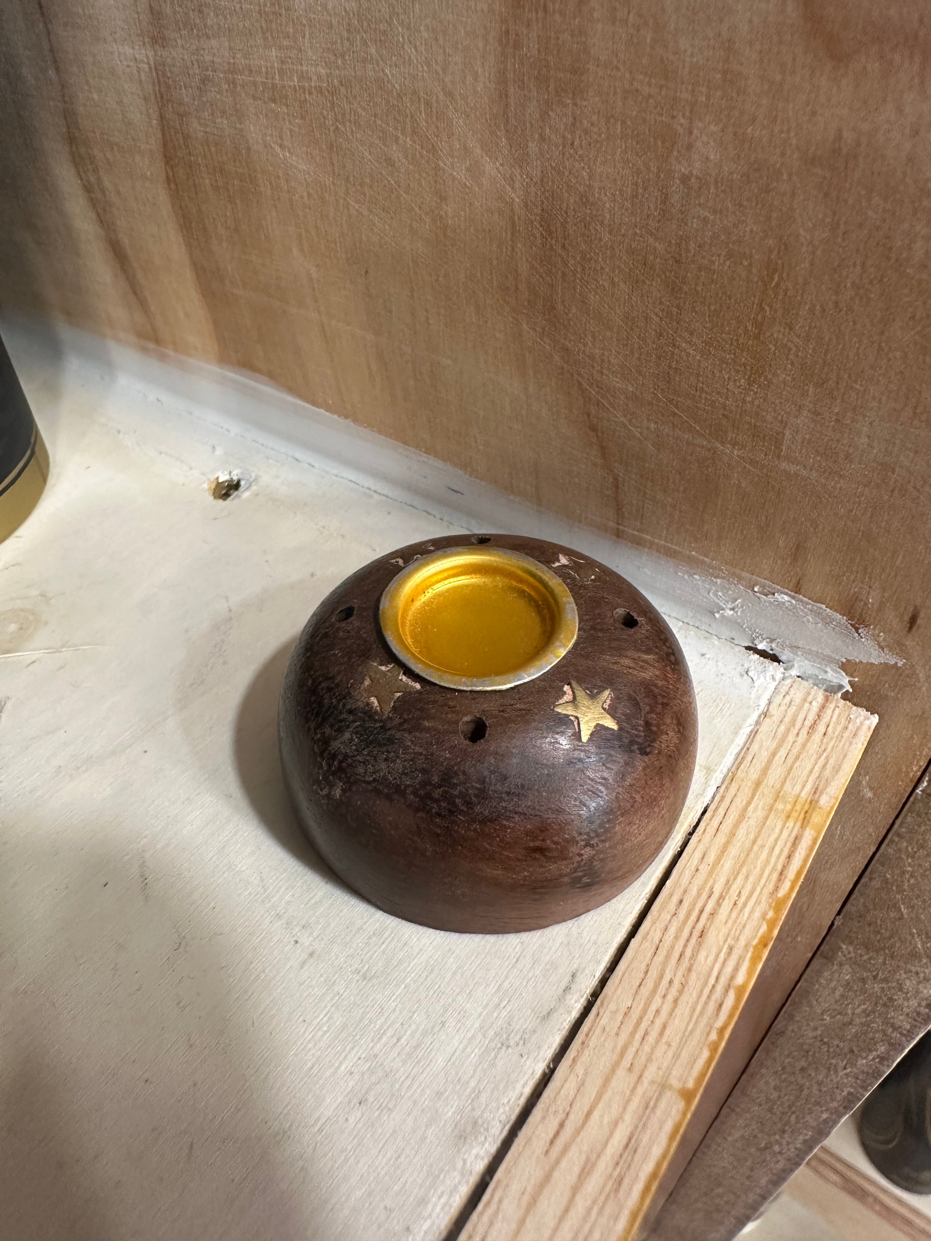 Wood Incense Burners